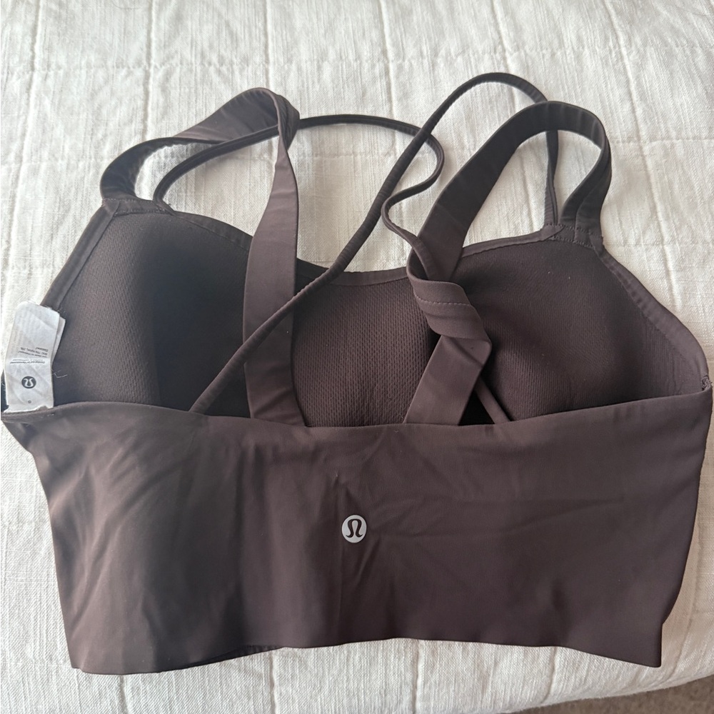 lululemon athletica Dark Brown Sports Bra